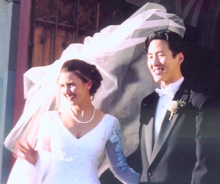 Anthony Youn and his wife on their wedding day