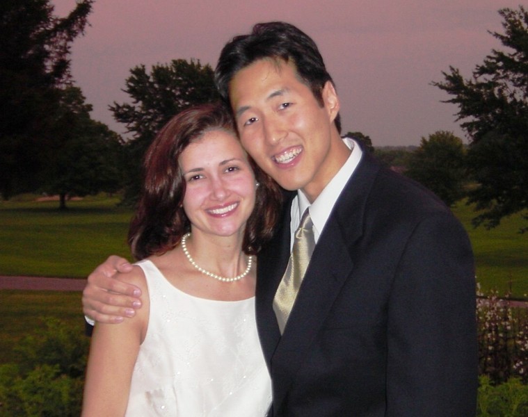 Anthony Youn with his wife, Amy E Youn